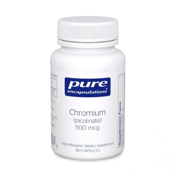 Bottle of Pure Encapsulations Chromium Picolinate