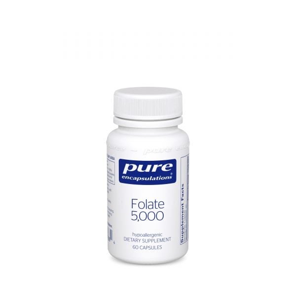 Bottle of Pure Encapsulations Folate 5000