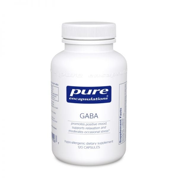 Bottle of Pure Encapsulations GABA