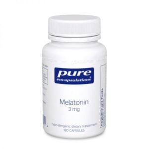 Bottle of Pure Encapsulations Melatonin 3 mg