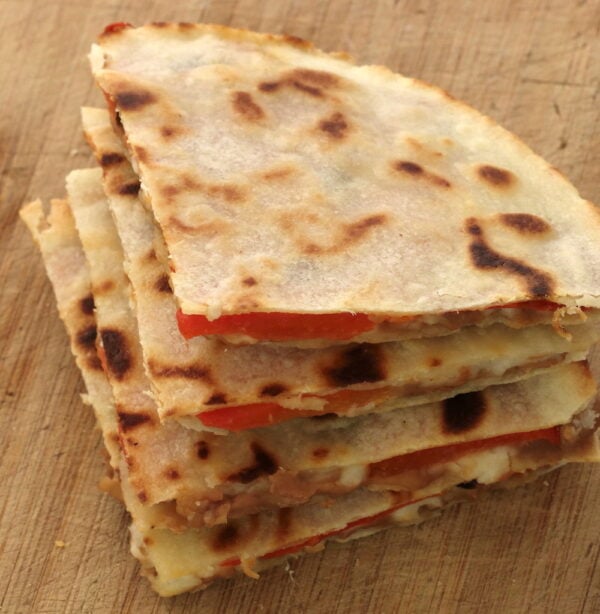 grain-free plant-based quesadillas