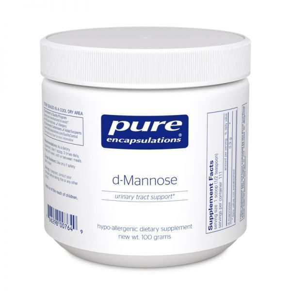 Bottle of Pure Encapsulations D-Mannose Powder