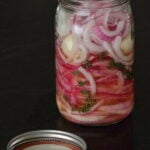 Pickled Red Onions (no sugar) fresh packed in jar