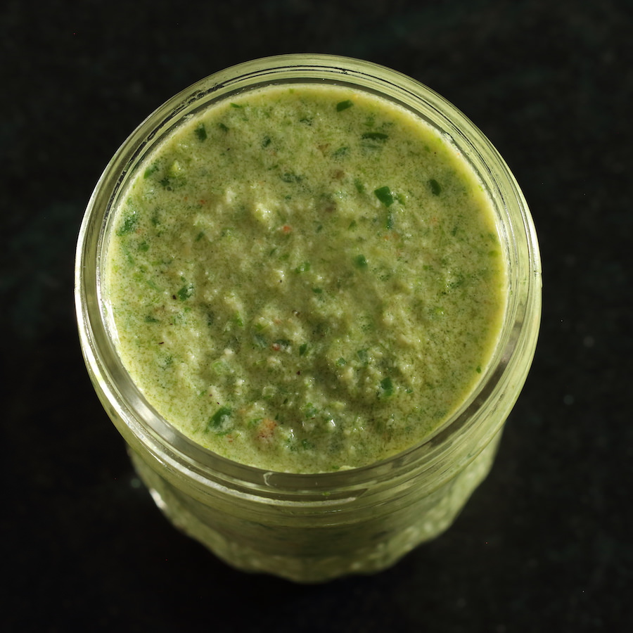 Garlic Scape Pesto (DairyFree) A Life Well Planted