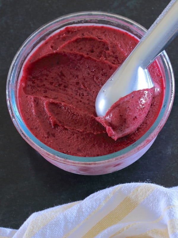 Raspberry Rosé Sorbet - Completely Delicious