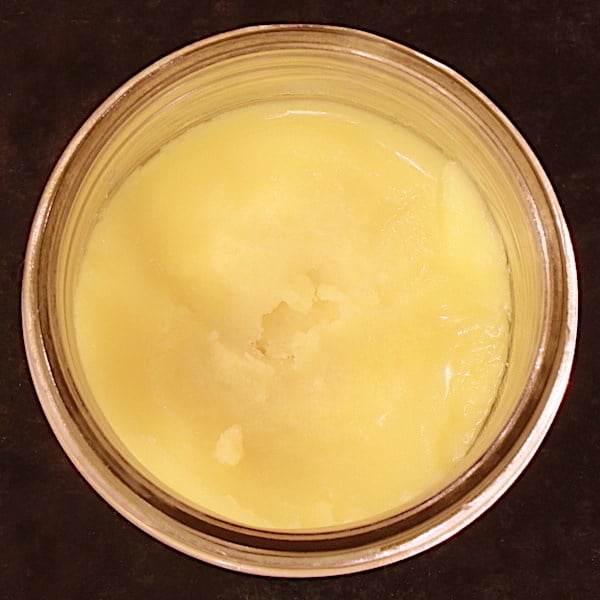 Vegan Niter Kibbeh (Ethiopian spiced butter) close-up