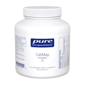 Bottle of Pure Encapsulations Calcium Magnesium Malate