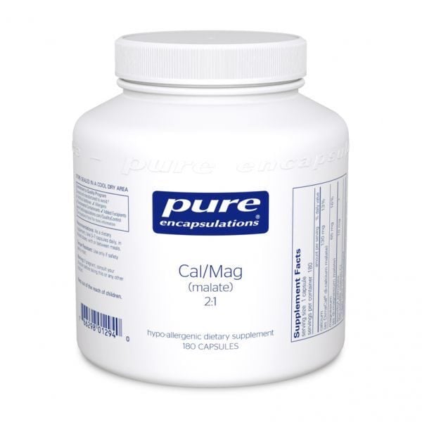 Bottle of Pure Encapsulations Calcium Magnesium Malate