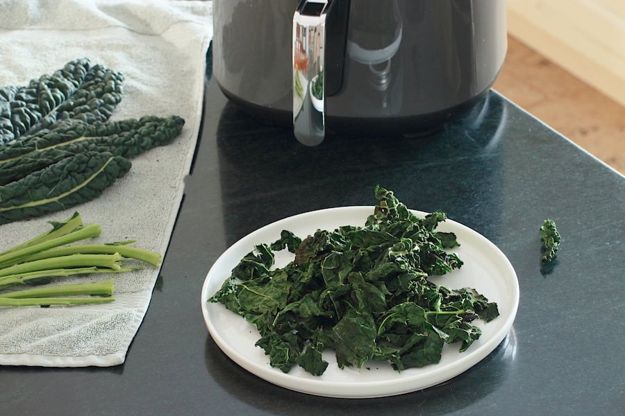 Kale chips in shop the air fryer